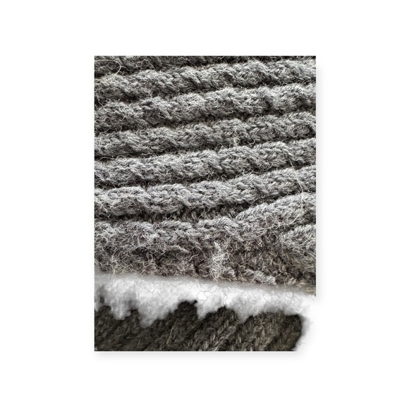 Carlisle Collection Cardigan long gray merino wool small - Picture 5 of 9